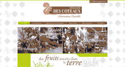 Desktop Screenshot of domaine-coteaux.com